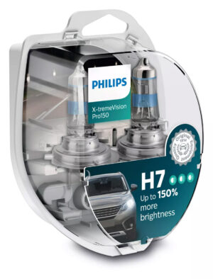 זוג נורות PHILIPS XtremeVision +150% H7
