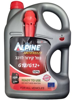 נוזל קירור אדום ALPINE כולל משפך ייעודי
