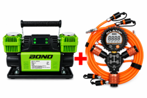 באנדל ניפוח לשטח - קומפרסור BONO עם Auto Stop + מערכת ALL-TOP ל־4 גלגלים